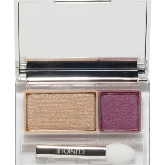 Clinique All About Shadow Duo Compact- 'Beach Plum' - NWT - Picture 1 of 4